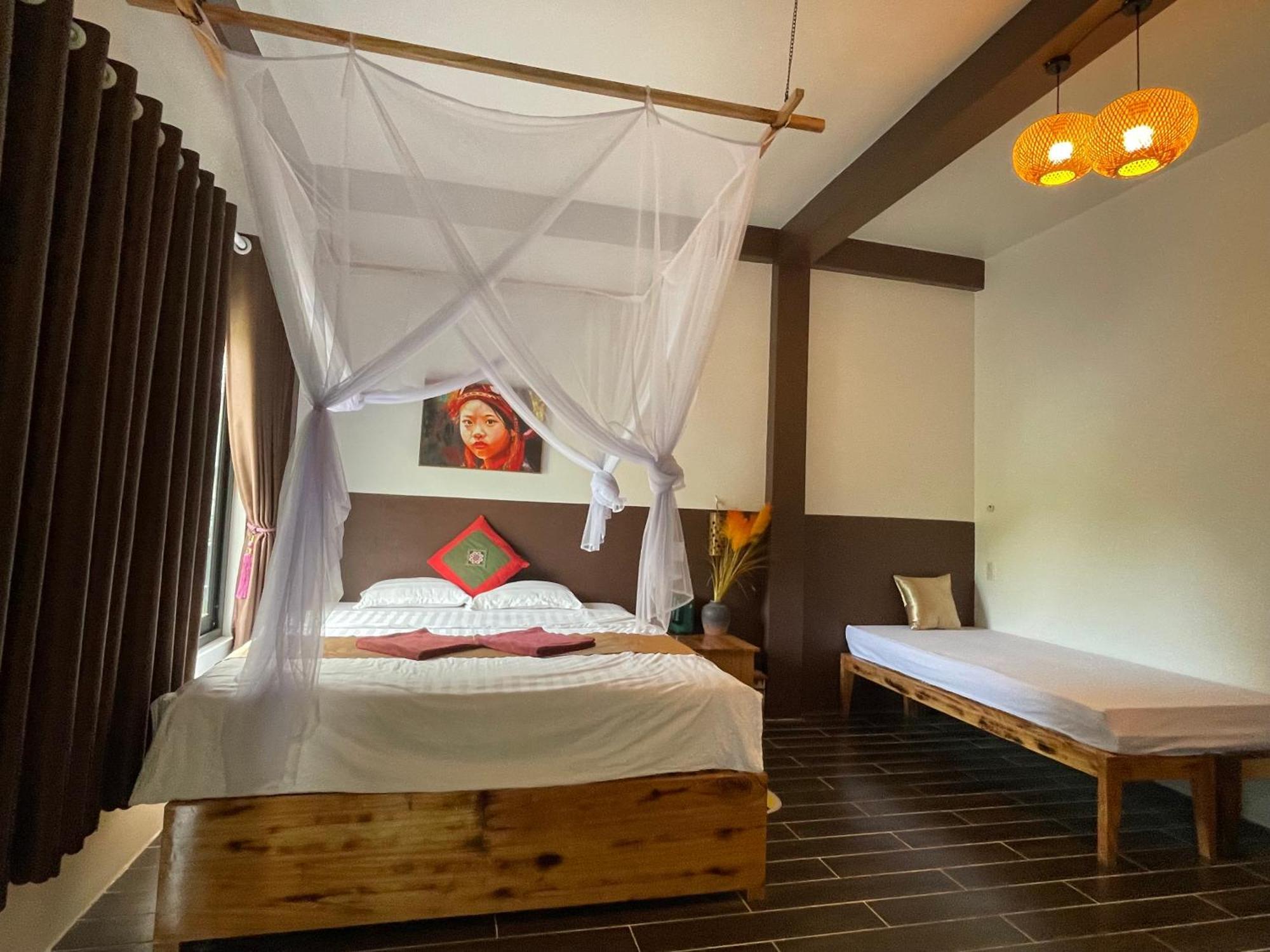 Vu Linh Palm House Homestay - Bungalow Yen Bai Екстериор снимка