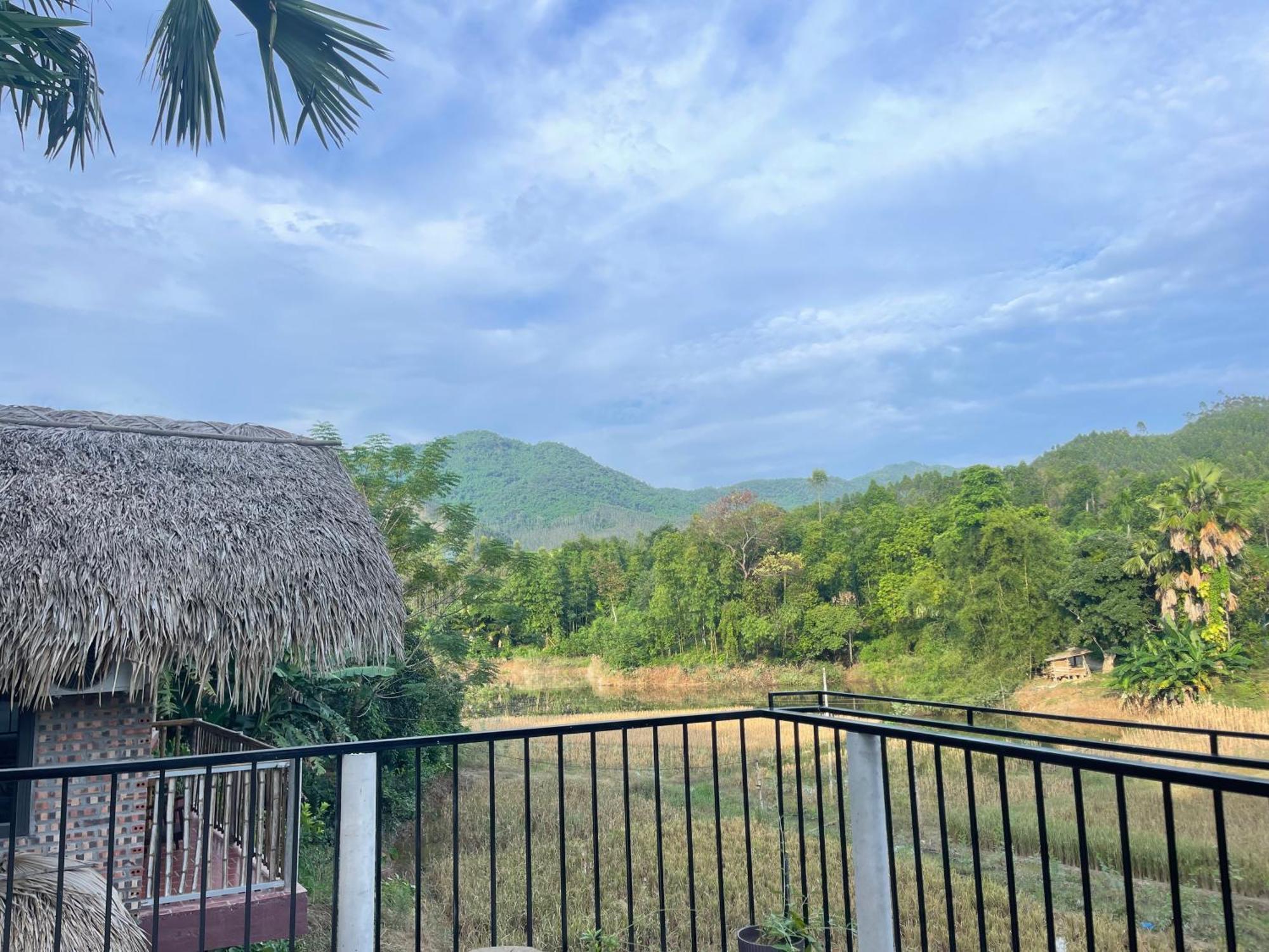 Vu Linh Palm House Homestay - Bungalow Yen Bai Екстериор снимка