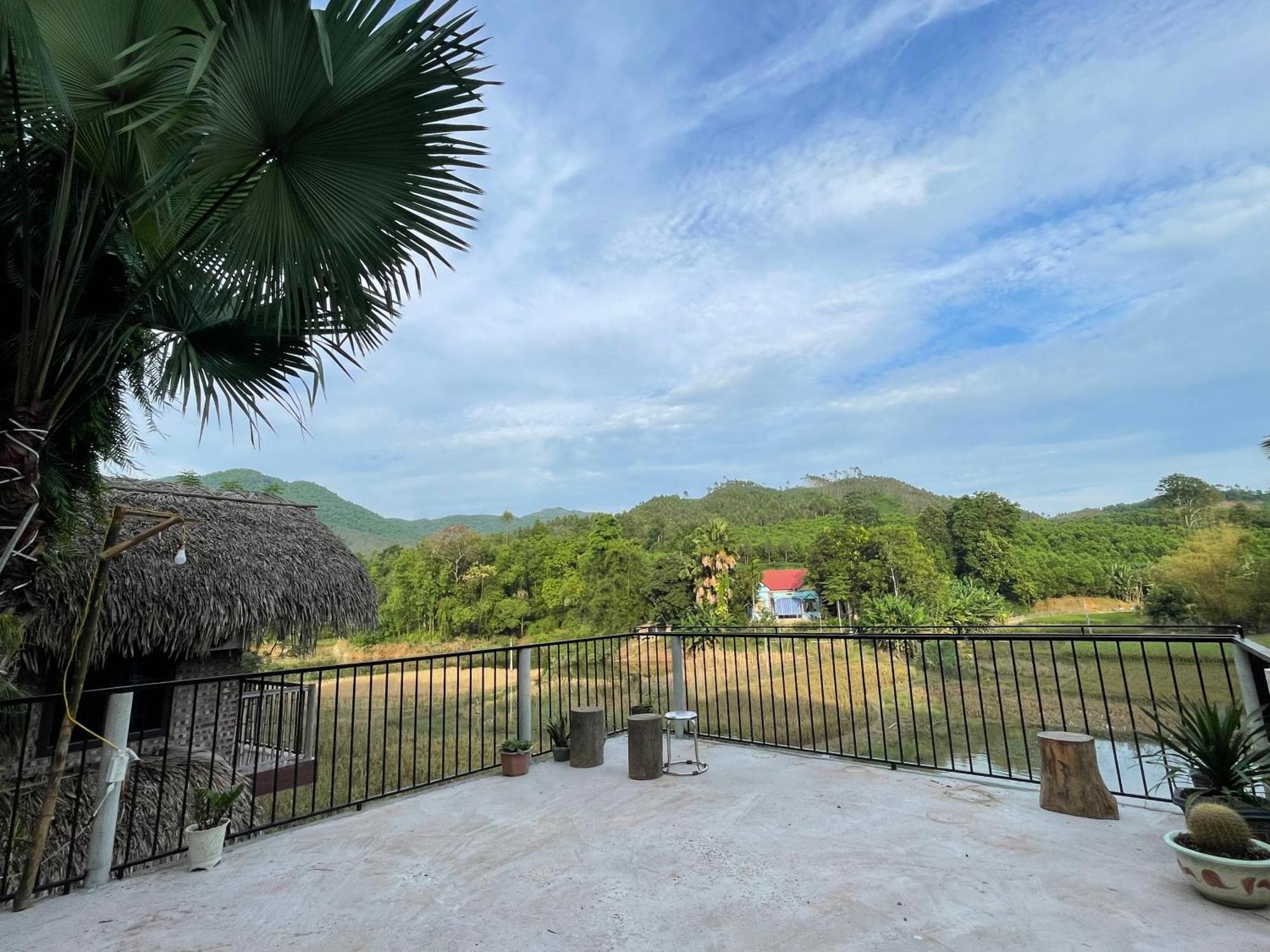 Vu Linh Palm House Homestay - Bungalow Yen Bai Екстериор снимка