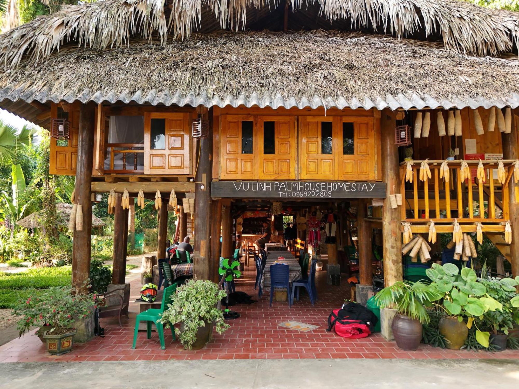 Vu Linh Palm House Homestay - Bungalow Yen Bai Екстериор снимка