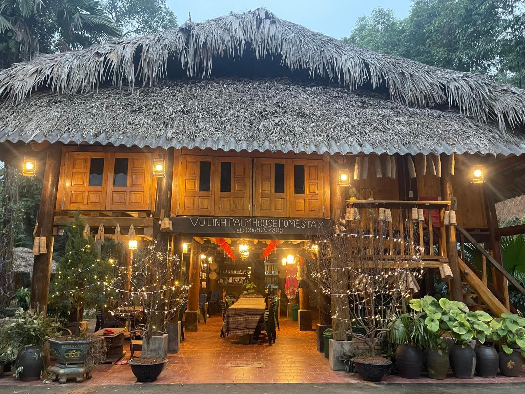 Vu Linh Palm House Homestay - Bungalow Yen Bai Екстериор снимка